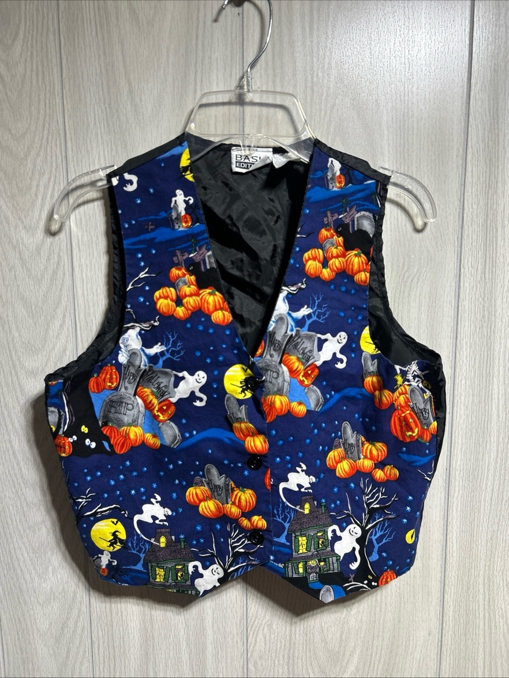 Vintage Basic Editions Kids Halloween Vest Size Large